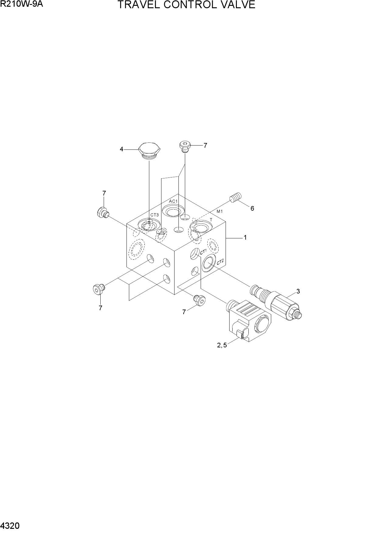 TRAVEL CONTROL VALVE