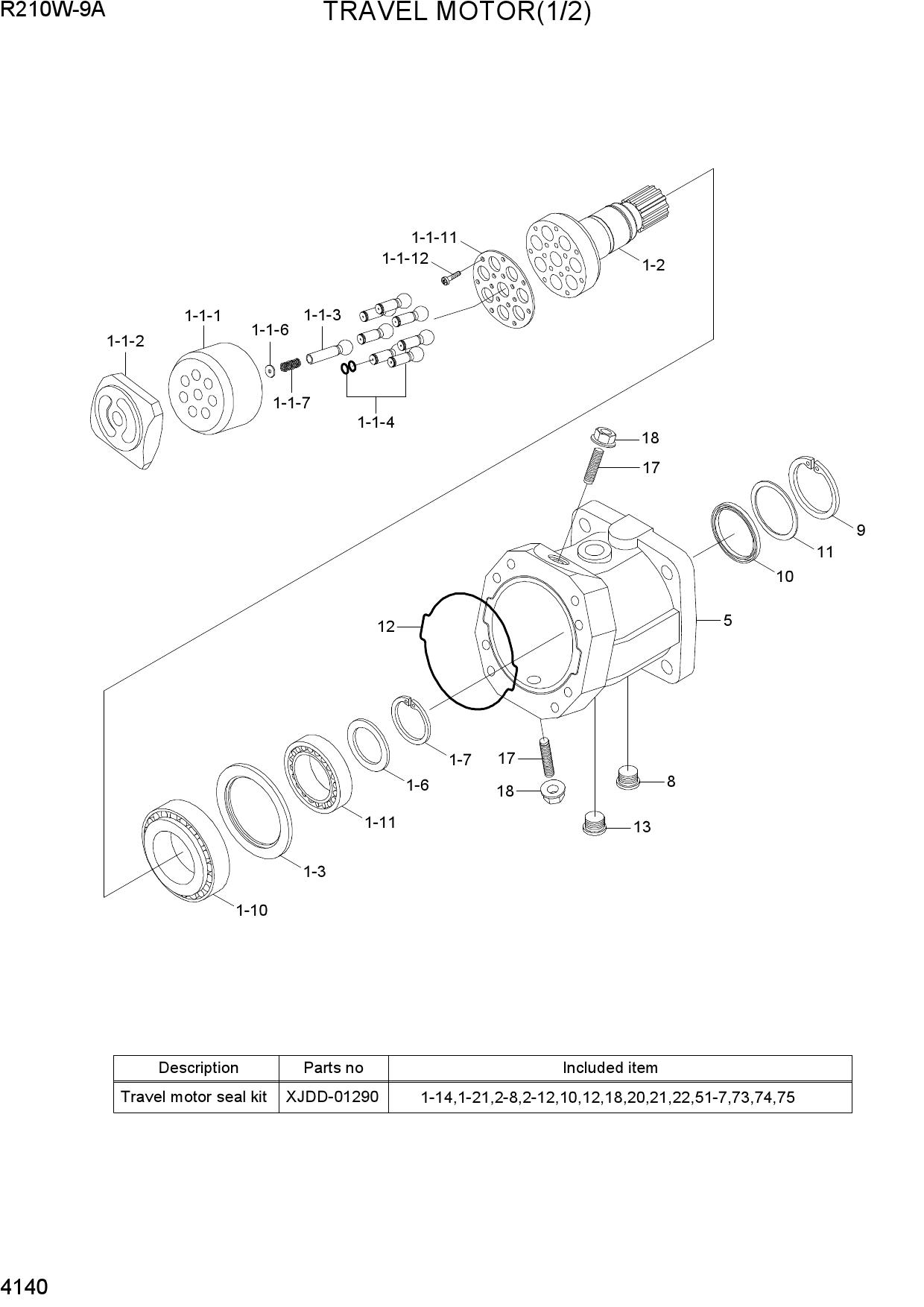 TRAVEL MOTOR(1/2)
