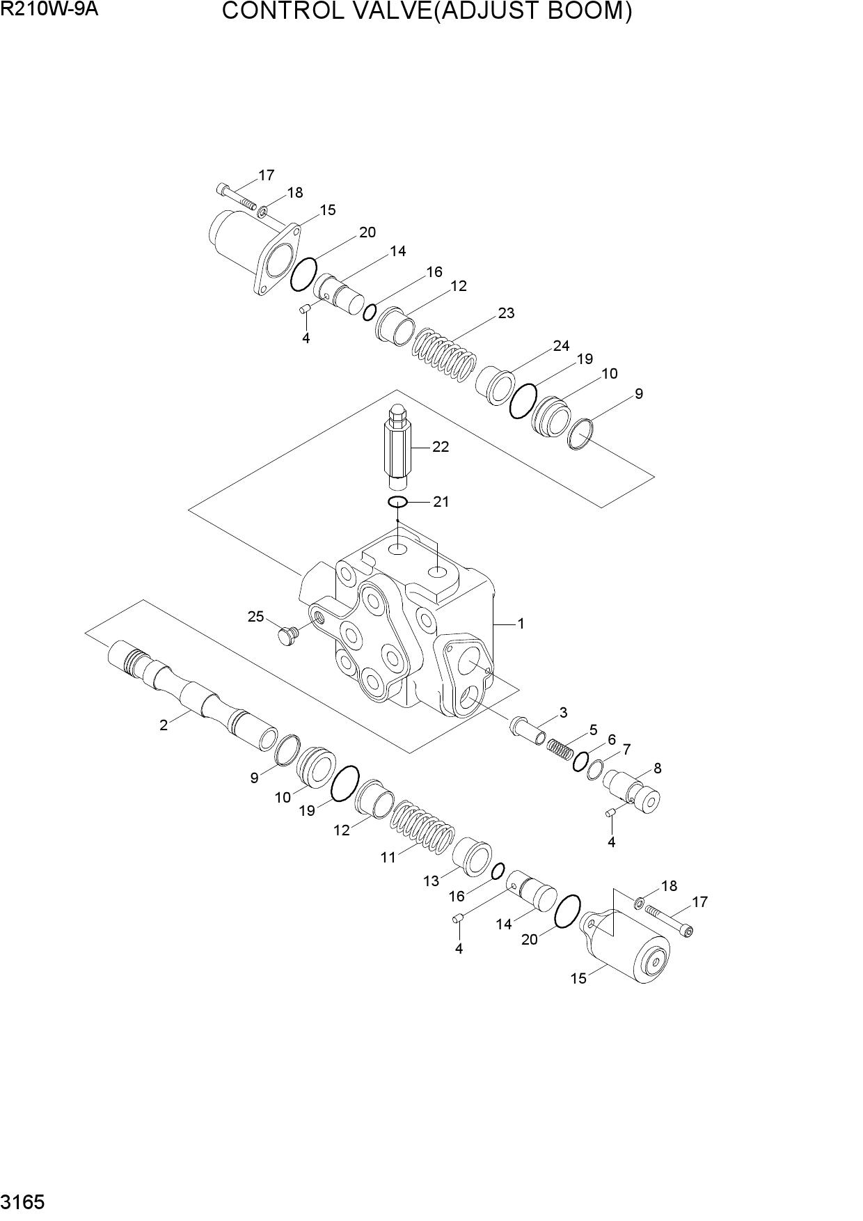 CONTROL VALVE(ADJUST BOOM)