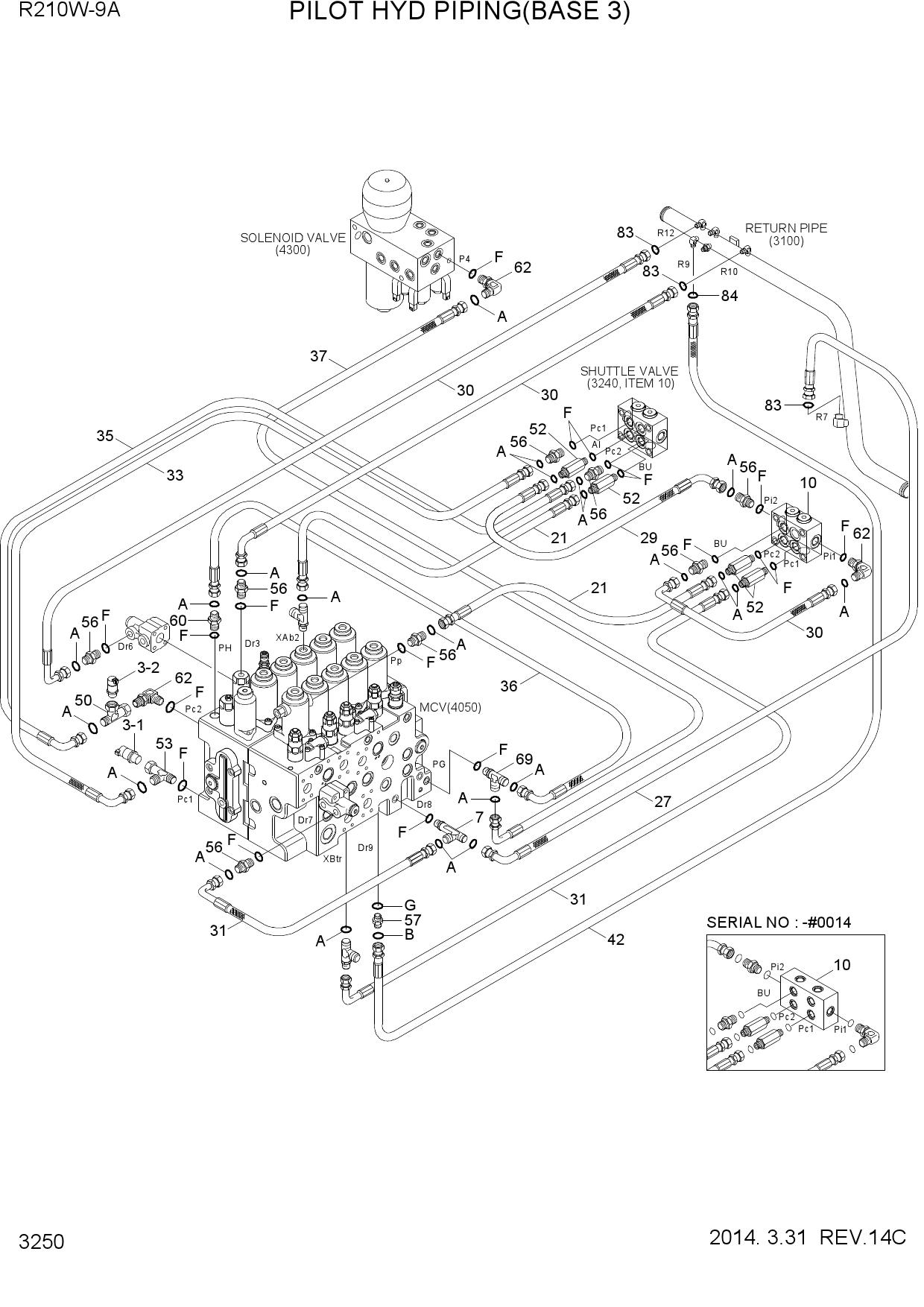 PILOT HYD PIPING(BASE 3)