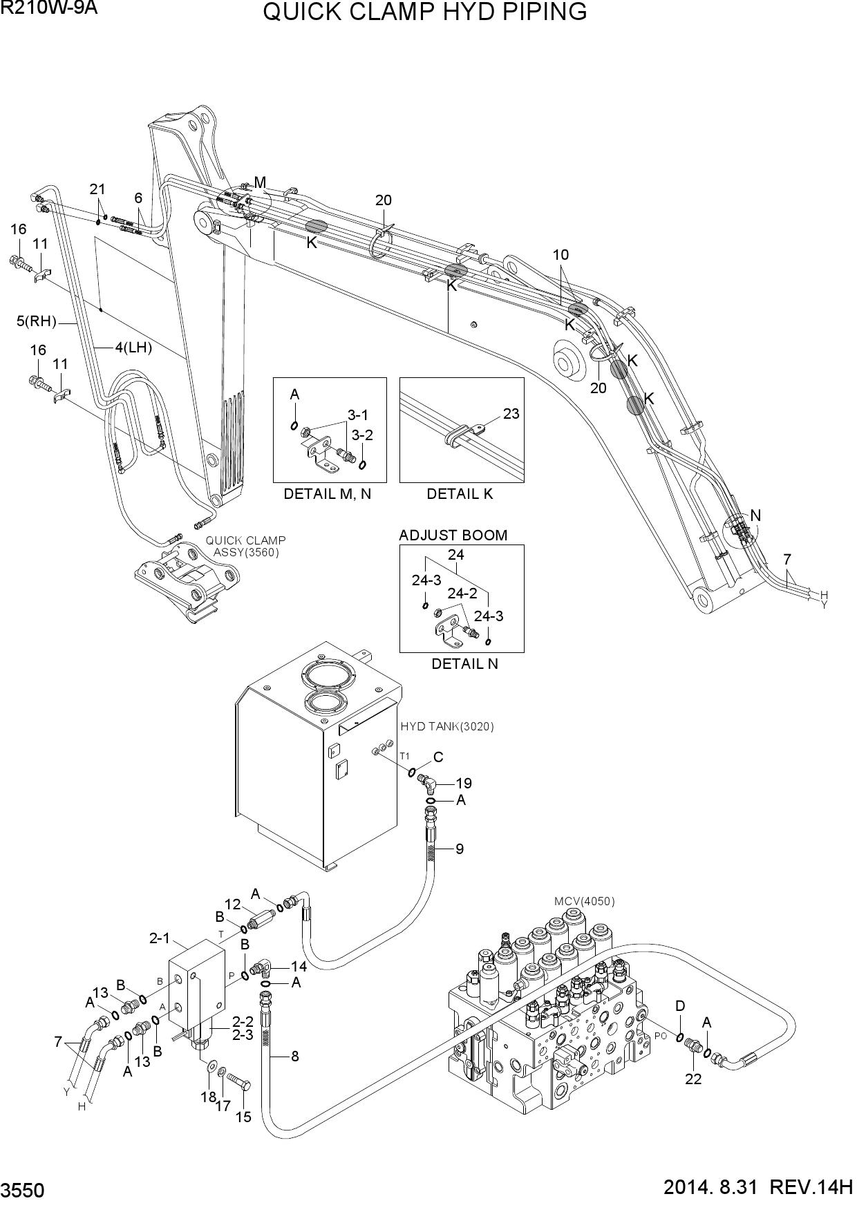 QUICK CLAMP HYD PIPING