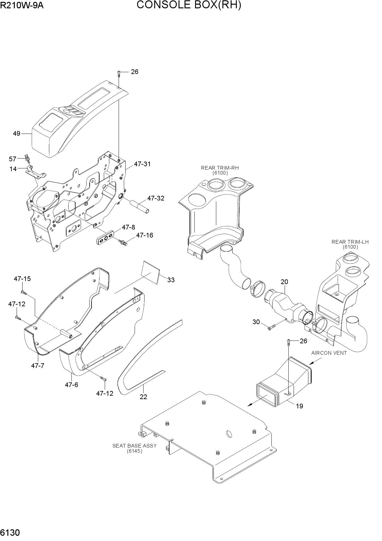 CONSOLE BOX(RH)