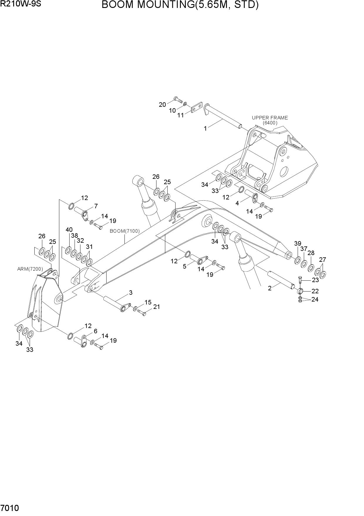 BOOM MOUNTING(5.65M, STD)
