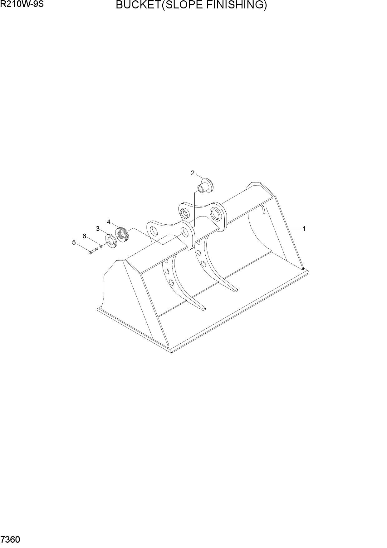 BUCKET(SLOPE FINISHING)