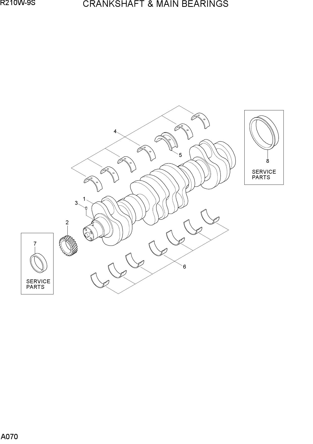 CRANKSHAFT & MAIN BEARINGS