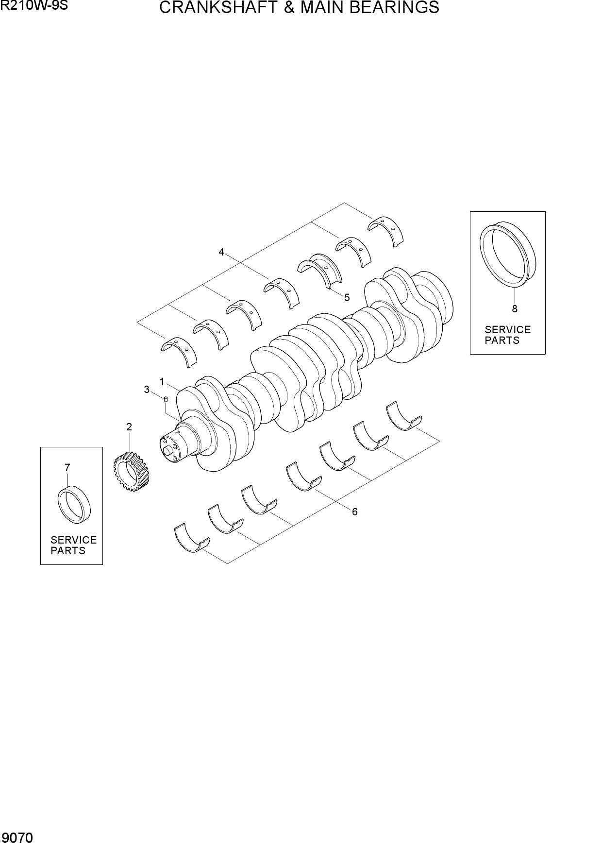 CRANKSHAFT & MAIN BEARINGS