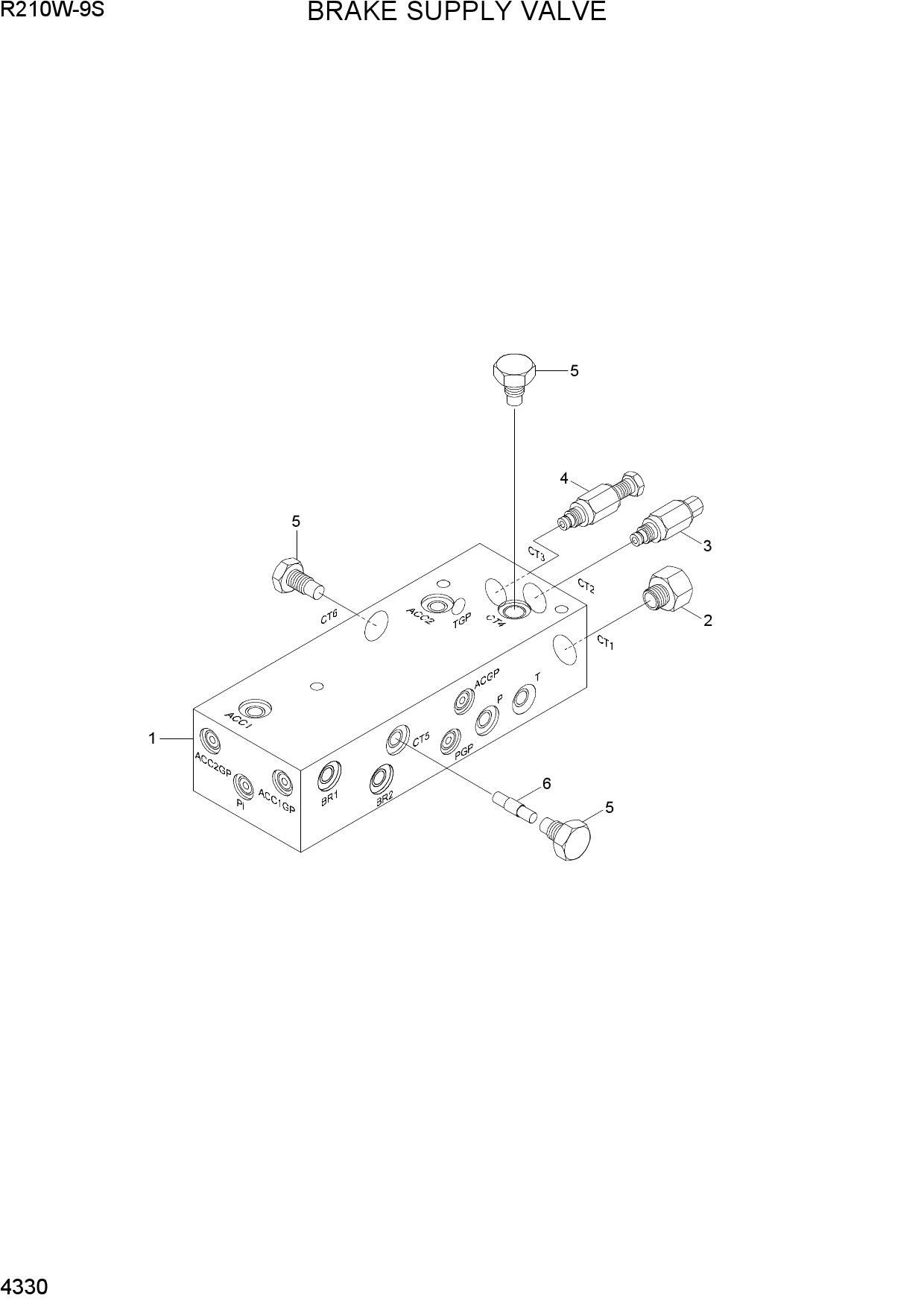 BRAKE SUPPLY VALVE