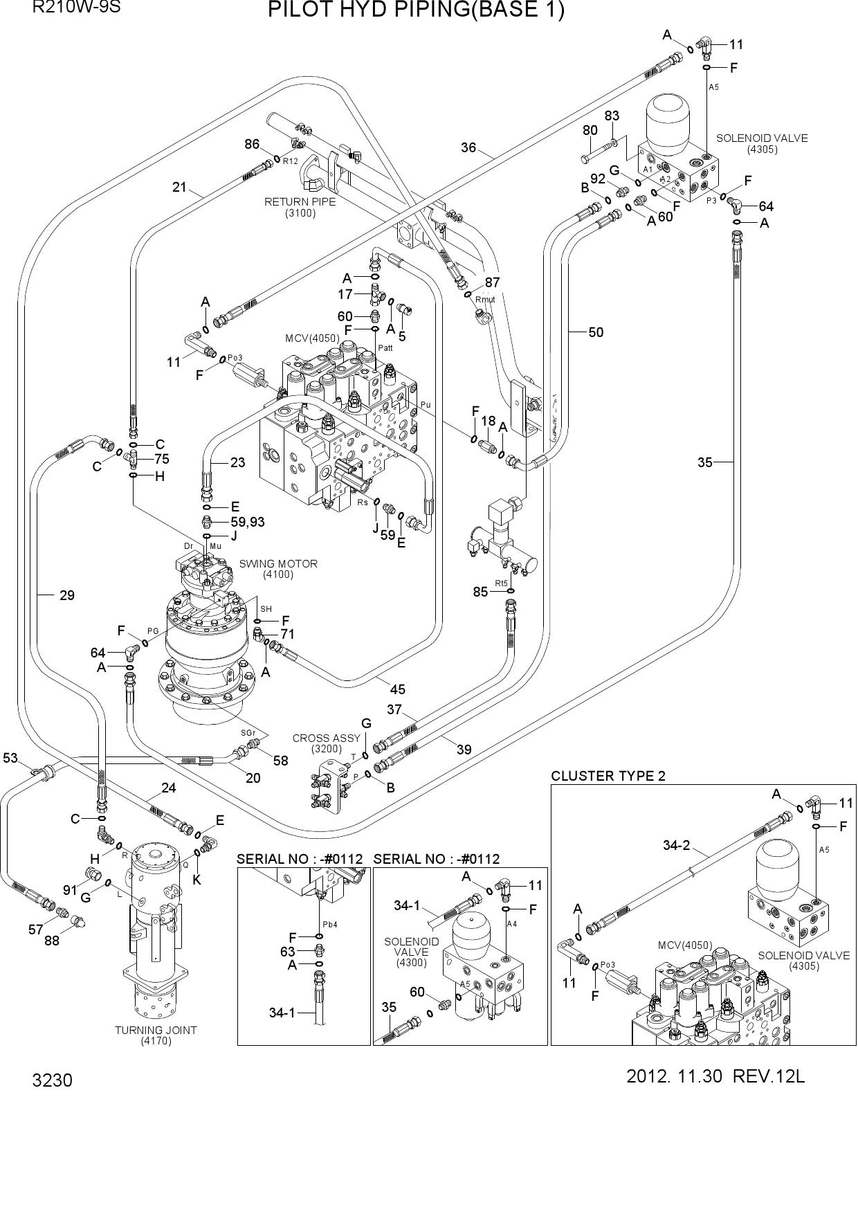 PILOT HYD PIPING(BASE 1)