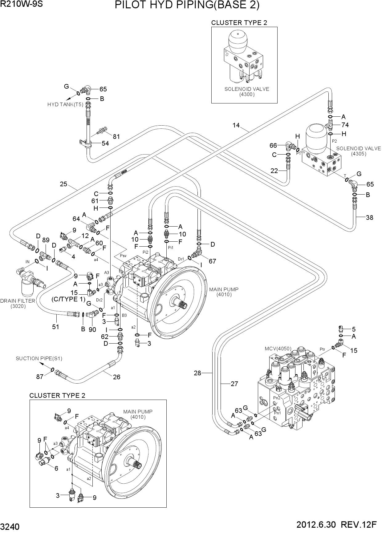 PILOT HYD PIPING(BASE 2)