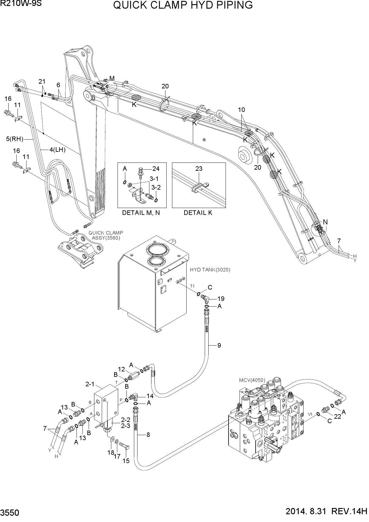 QUICK CLAMP HYD PIPING