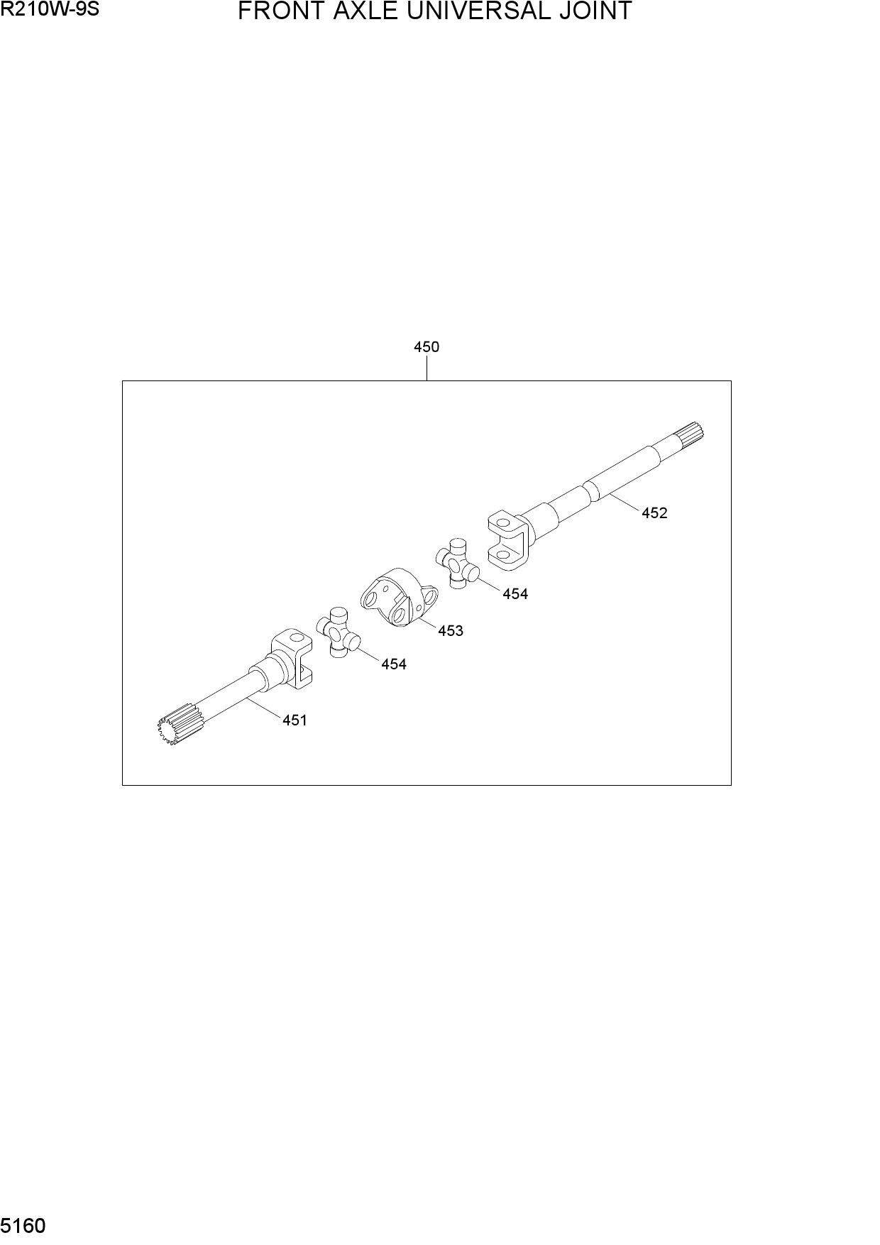 FRONT AXLE UNIVERSAL JOINT