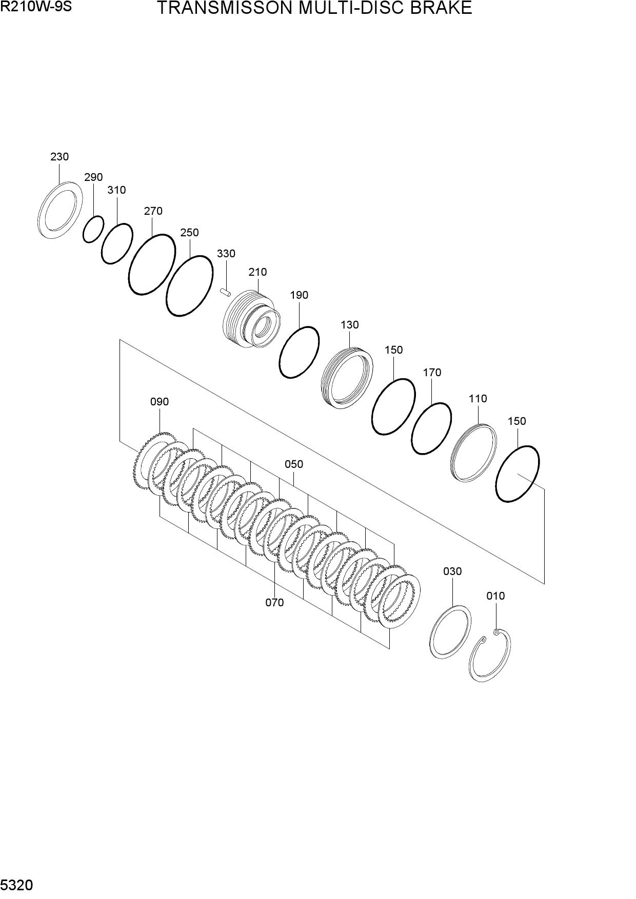 TRANSMISSION MULTI-DISC BRAKE