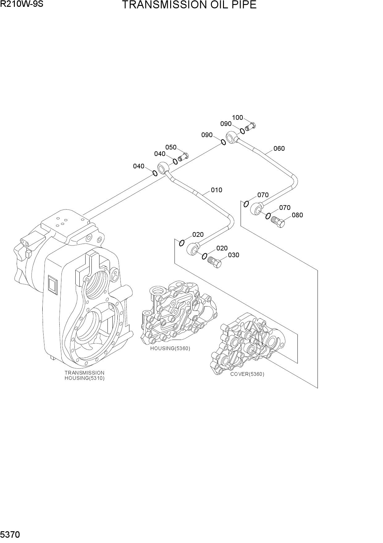 TRANSMISSION OIL PIPE