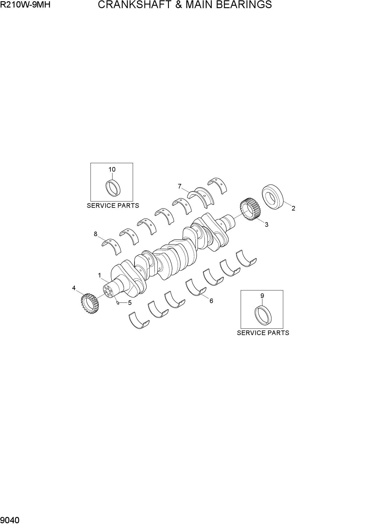 CRANKSHAFT & MAIN BEARINGS