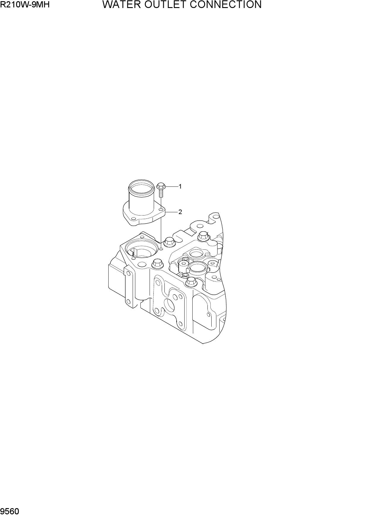 WATER OUTLET CONNECTION