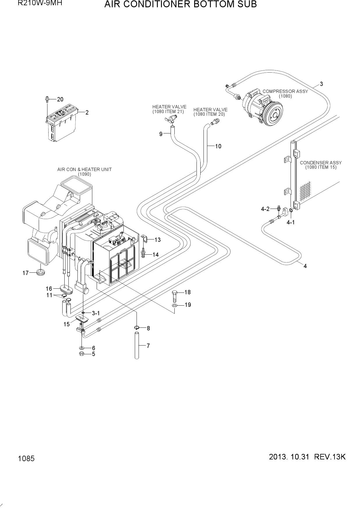 AIR CONDITIONER BOTTOM SUB