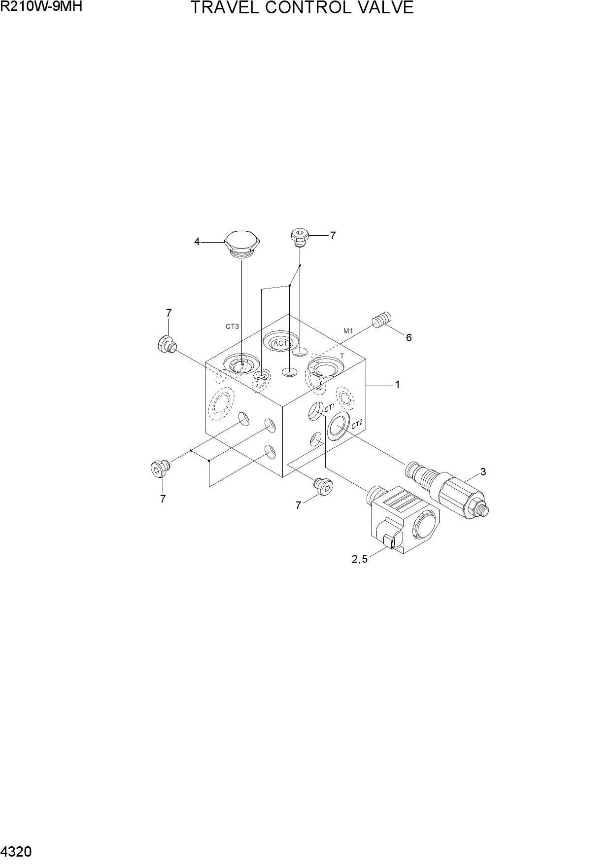 TRAVEL CONTROL VALVE