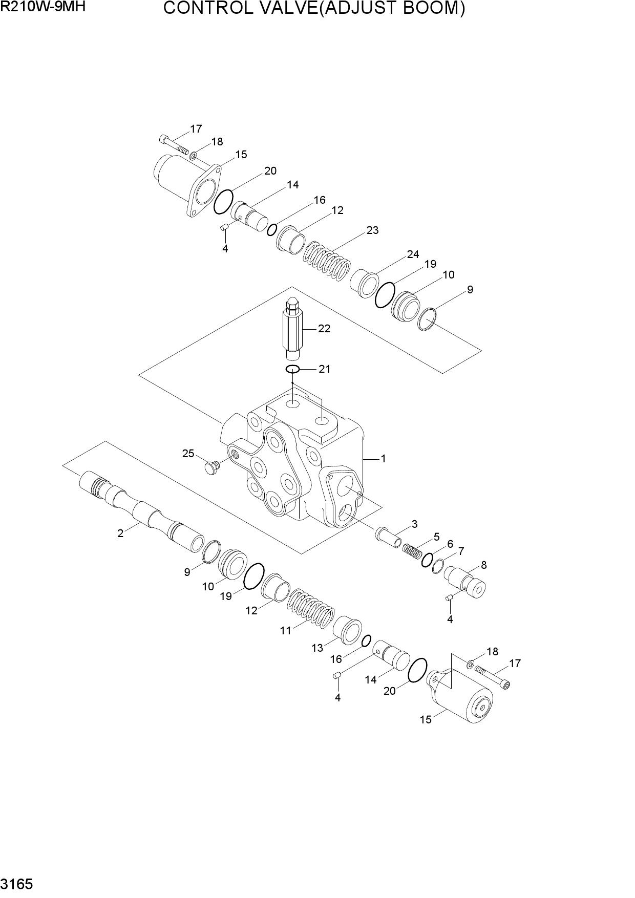 CONTROL VALVE(ADJUST BOOM)