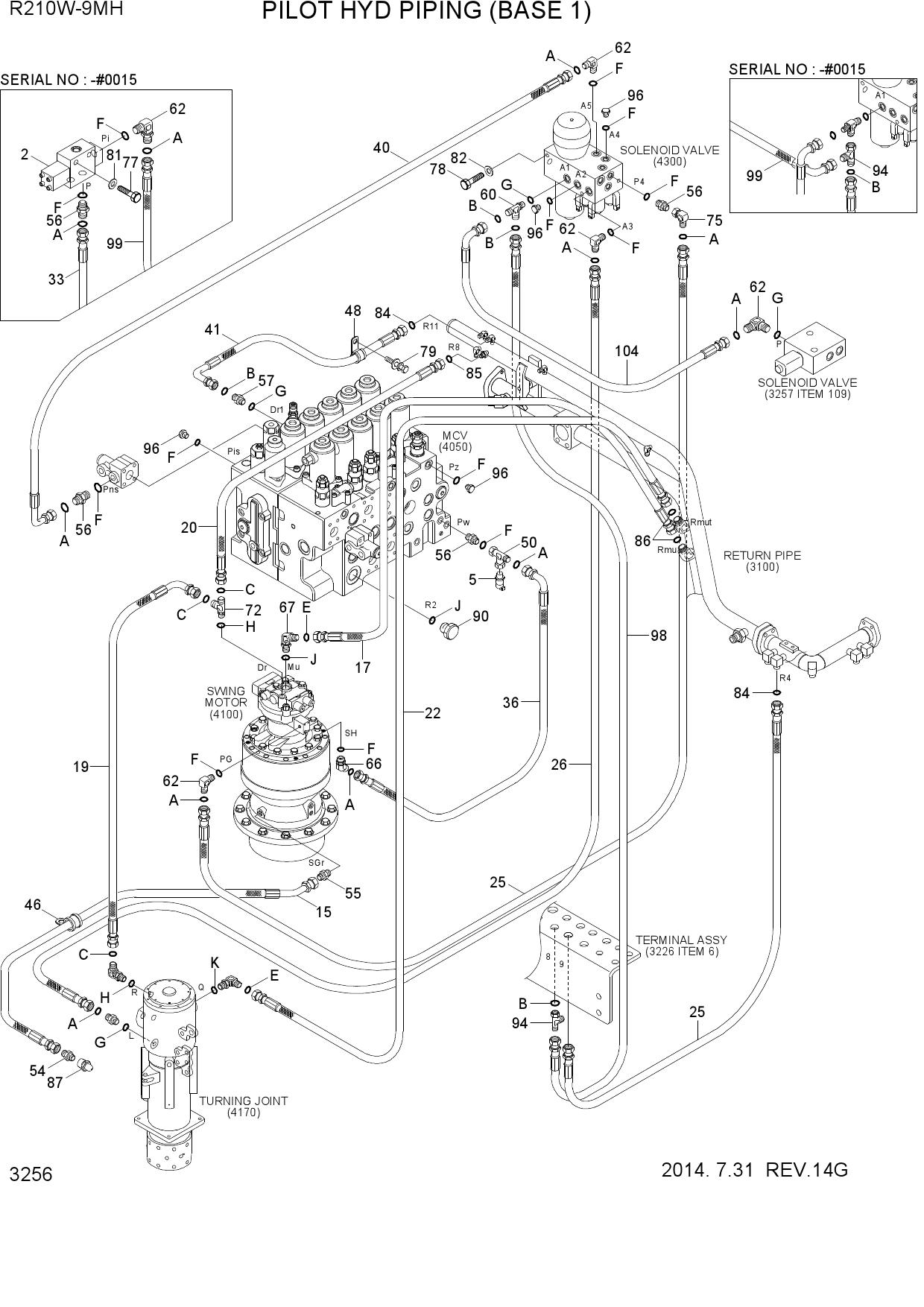 PILOT HYD PIPING(BASE 1)