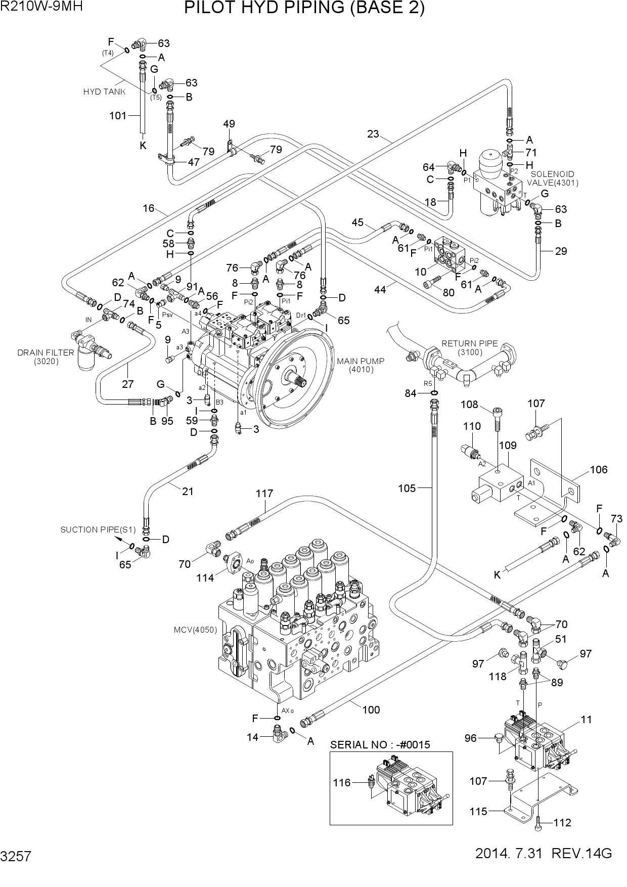 PILOT HYD PIPING(BASE 2)