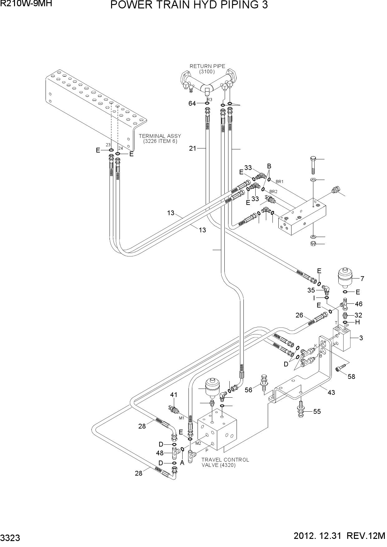 POWER TRAIN HYD PIPING 3