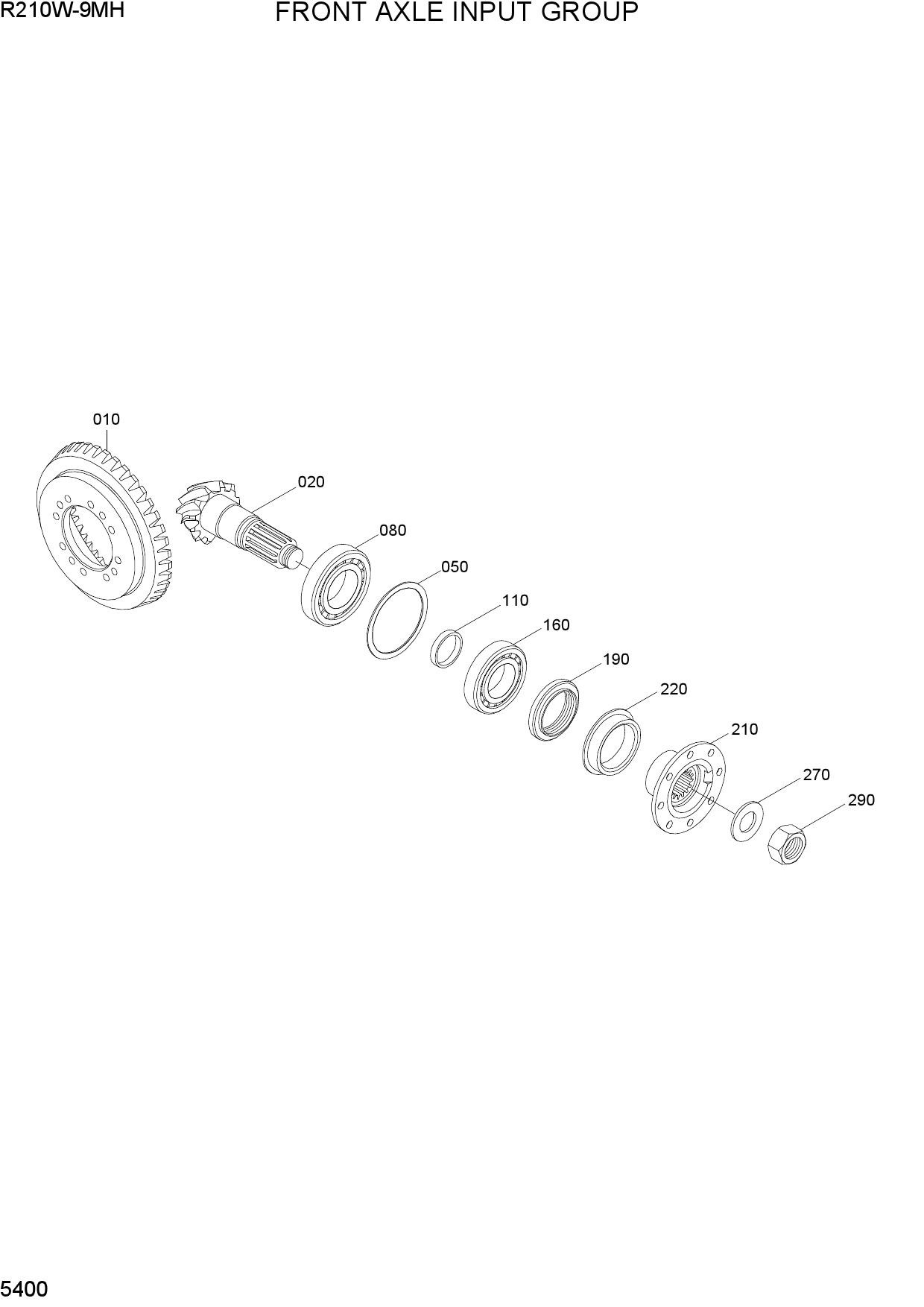 FRONT AXLE INPUT GROUP