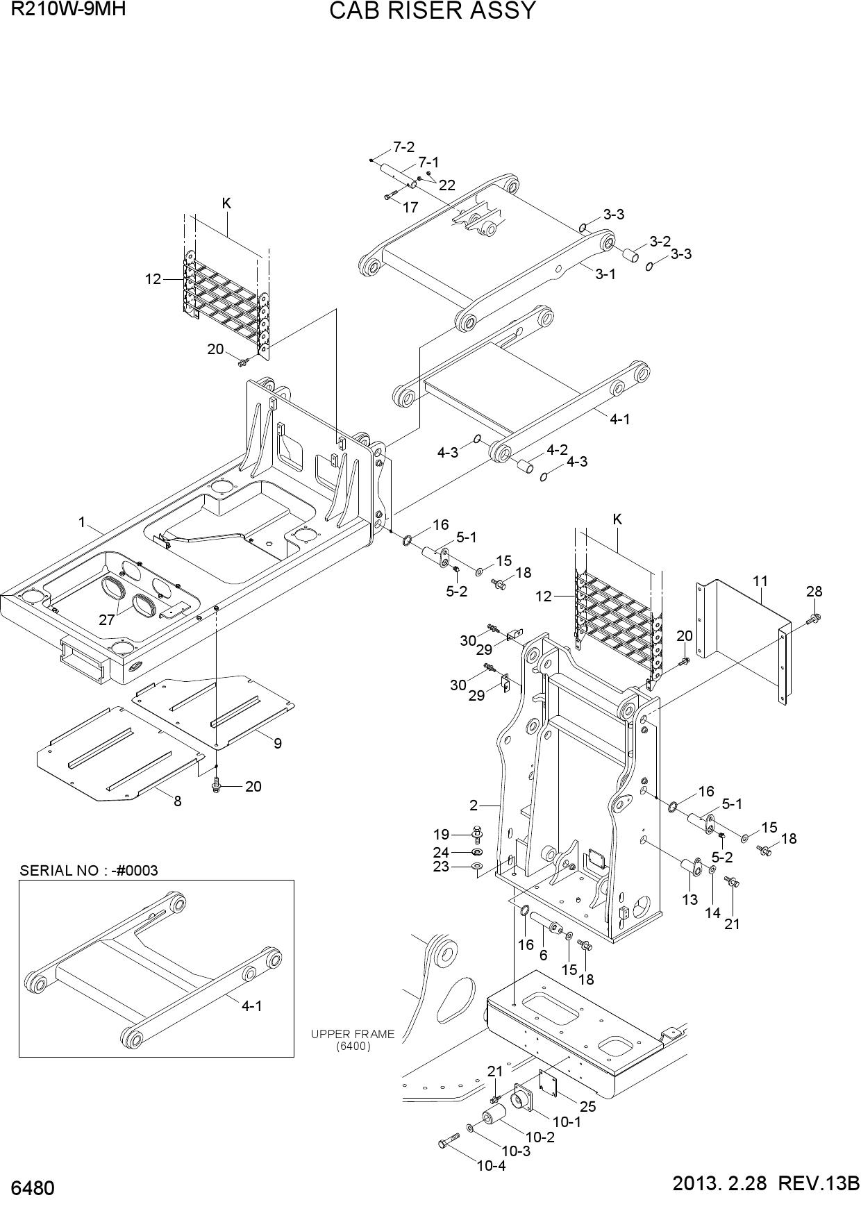 CAB RISER ASSY