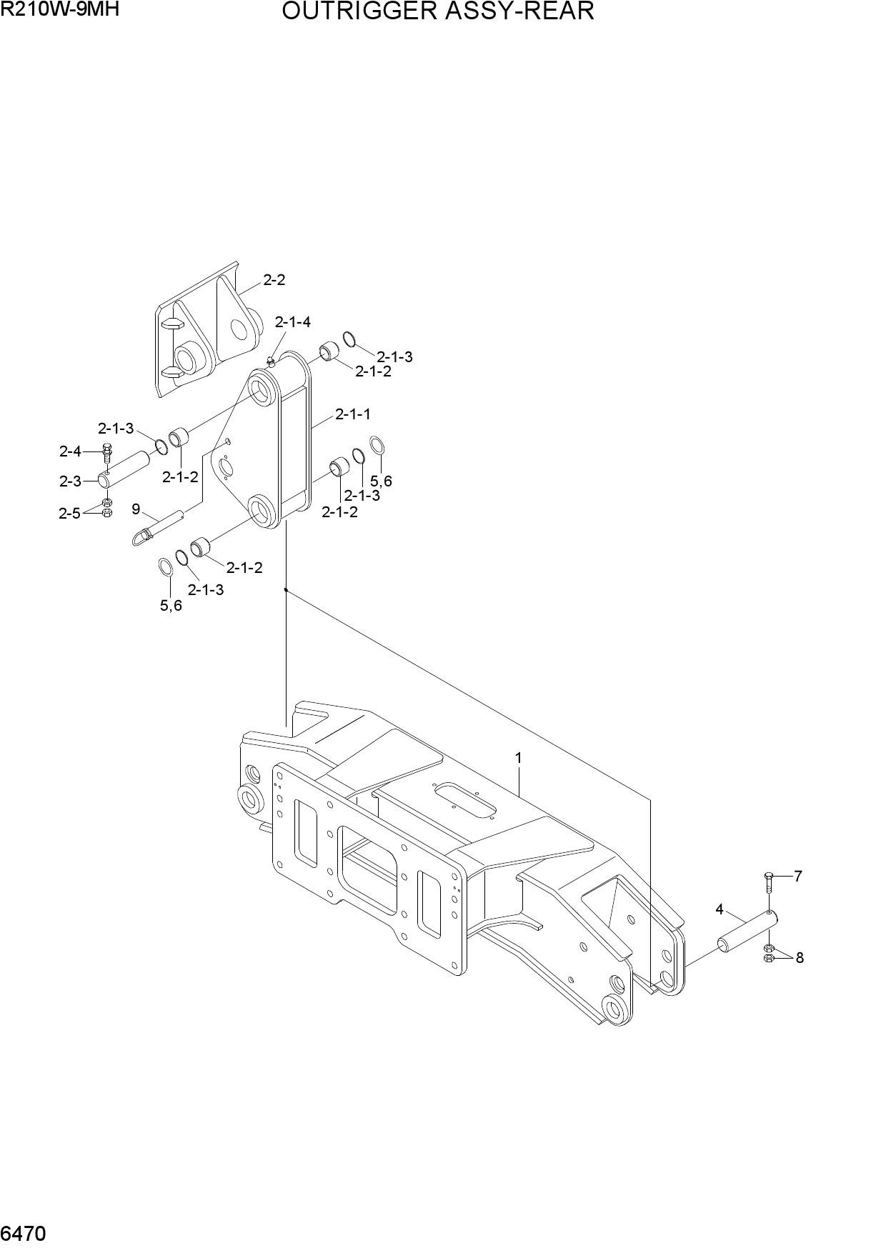 OUTRIGGER ASSY(REAR)