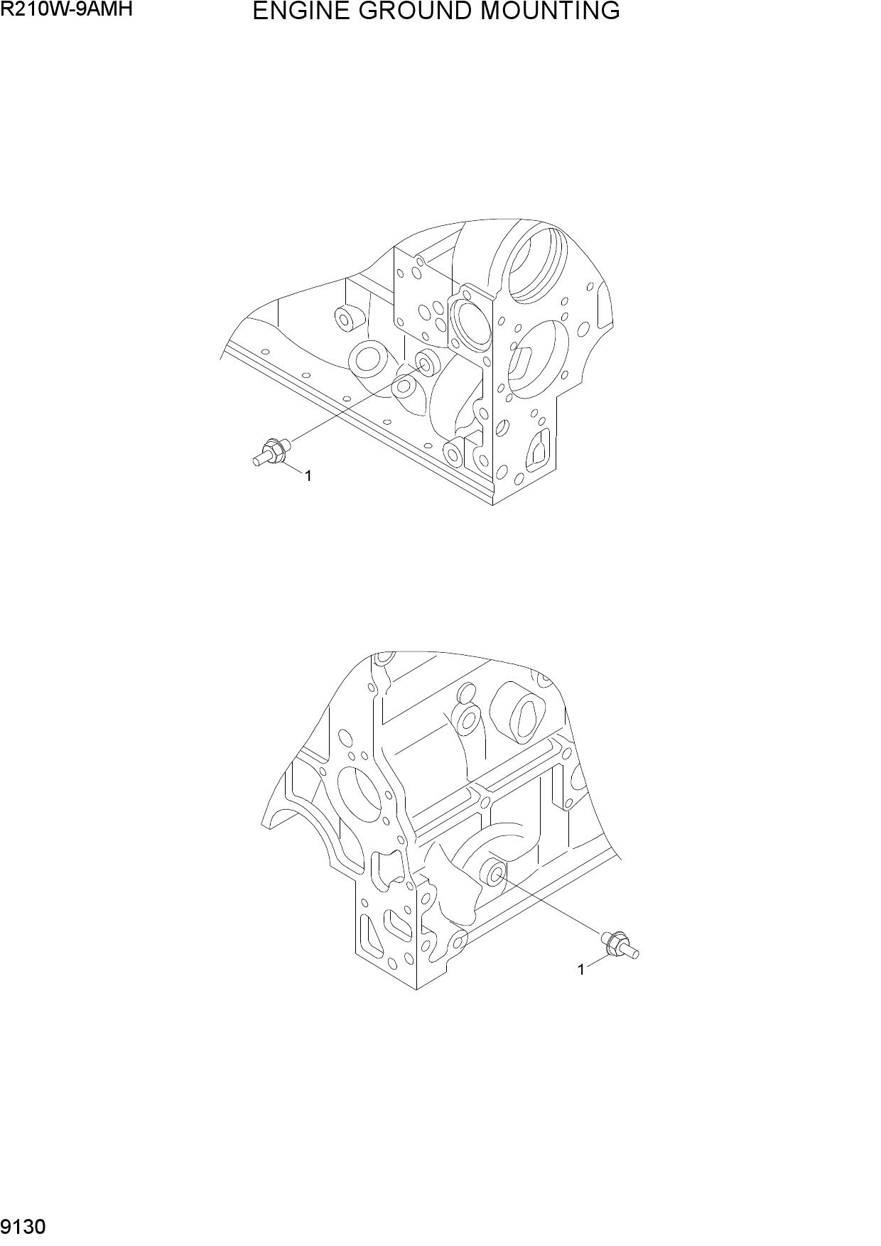 ENGINE GROUND MOUNTING
