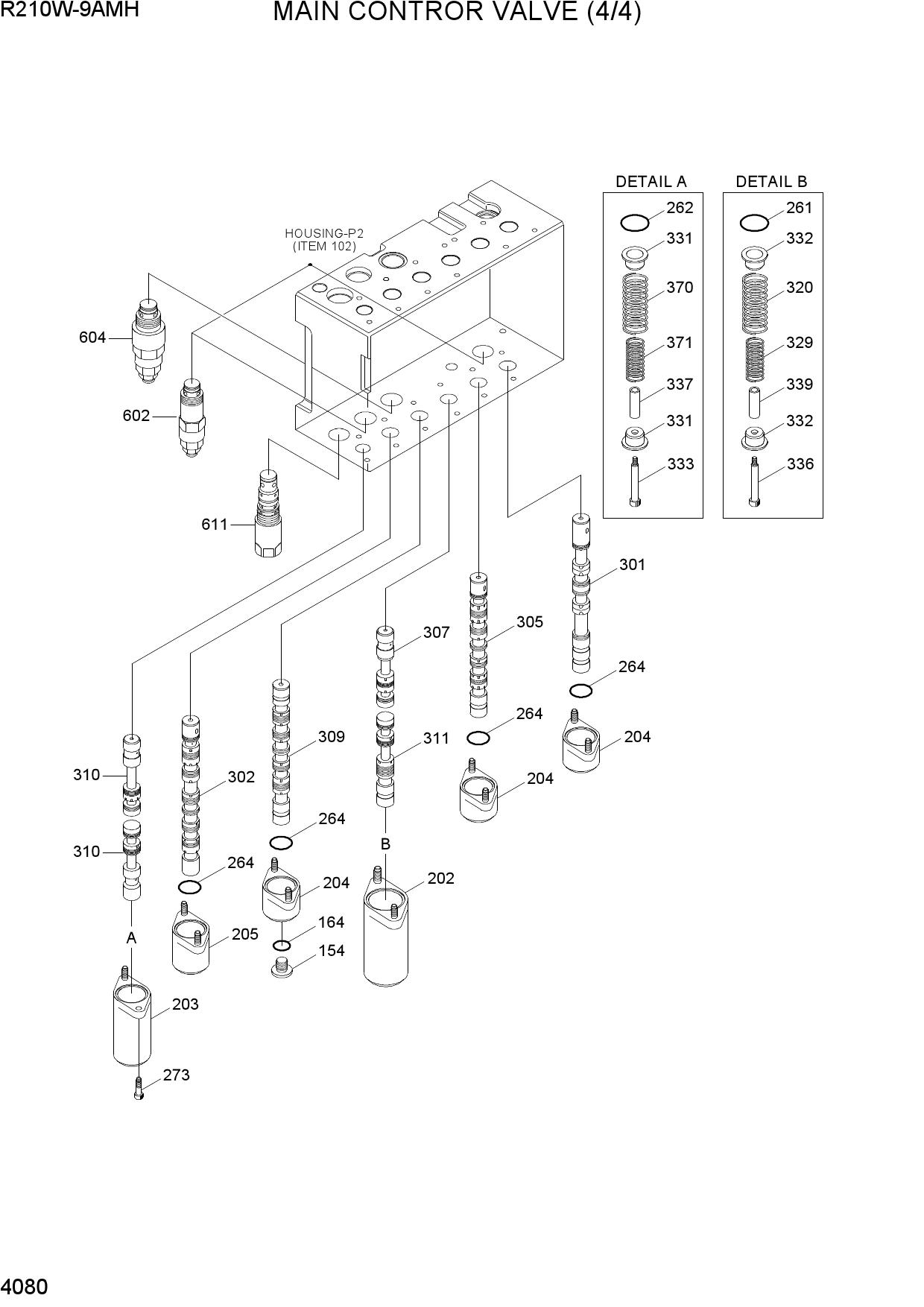 MAIN CONTROL VALVE (4/4)