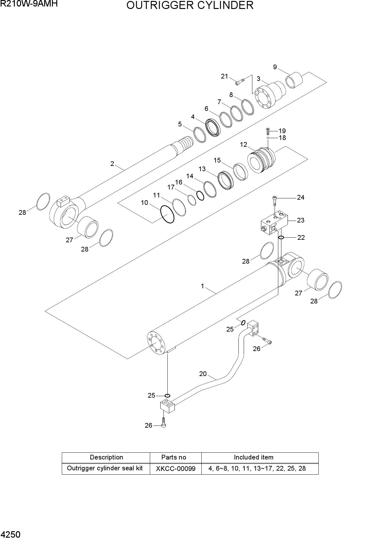 OUTRIGGER CYLINDER