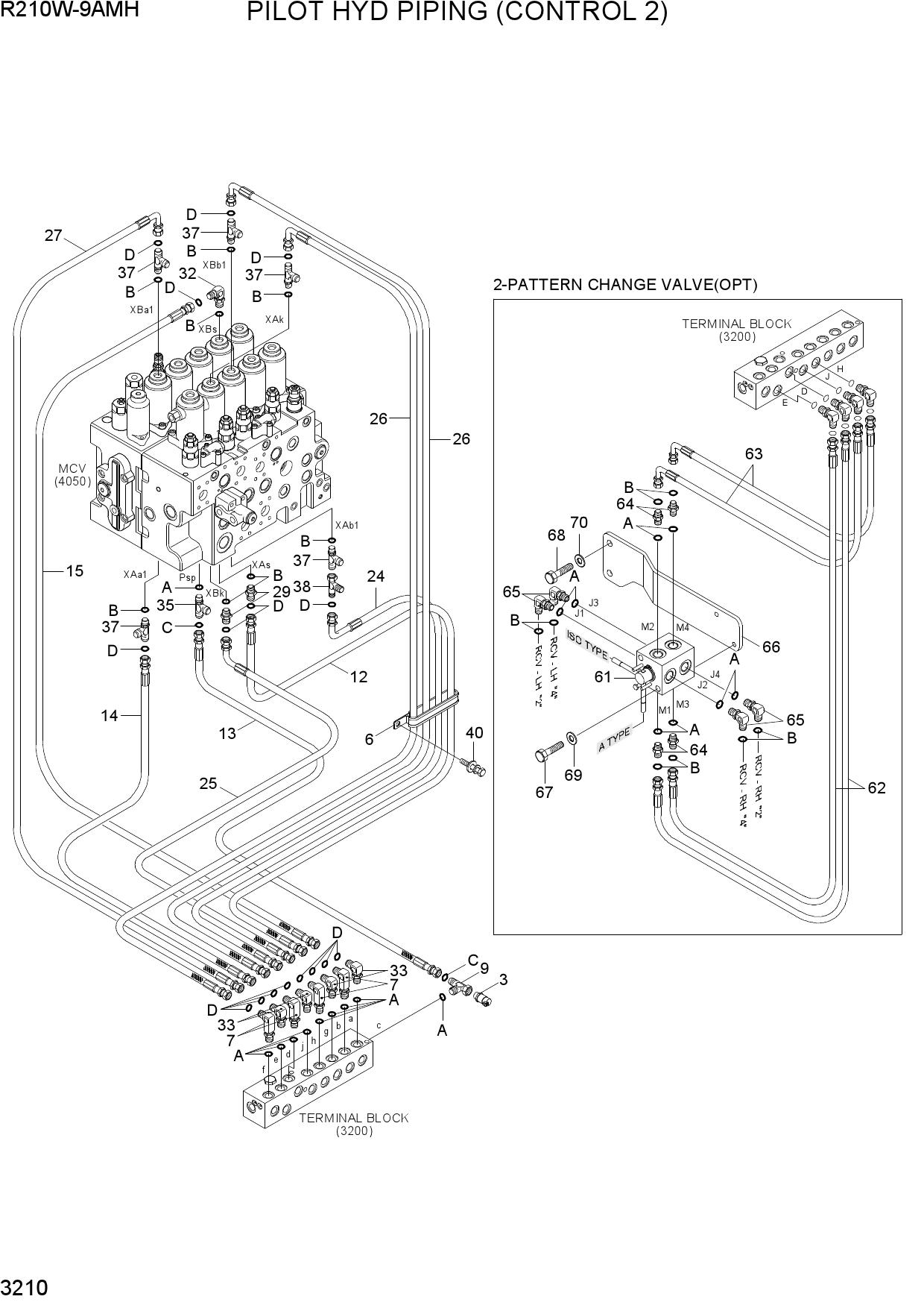 PILOT HYD PIPING (CONTROL 2)
