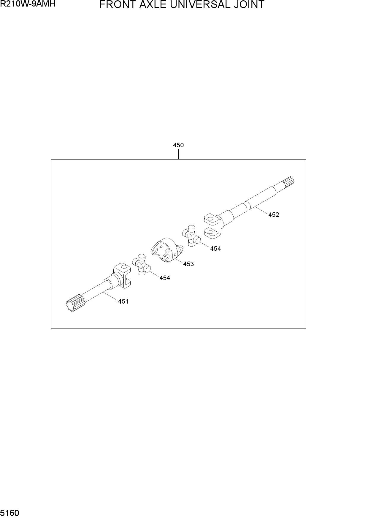 FRONT AXLE UNIVERSAL JOINT