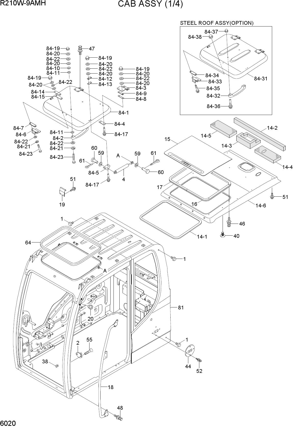 CAB ASSY (1/4)