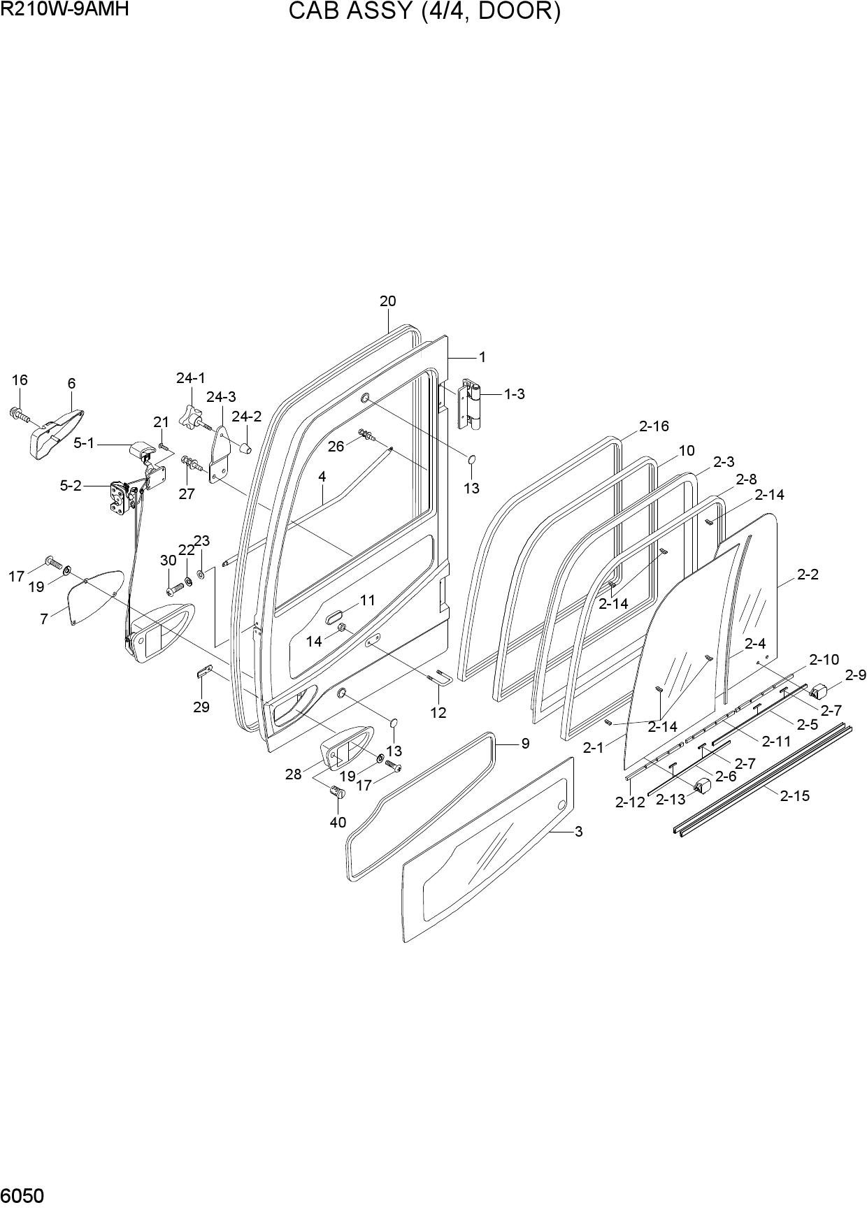 CAB ASSY (4/4, DOOR)