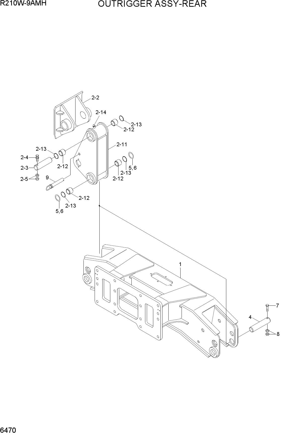 OUTRIGGER ASSY (REAR)