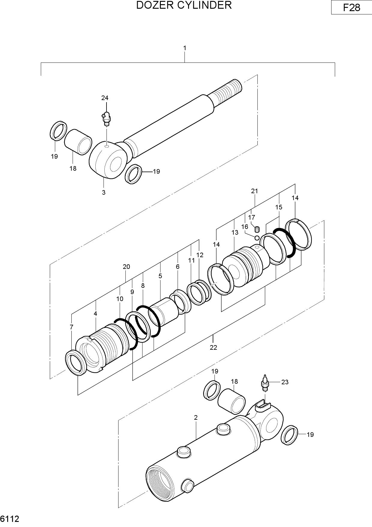 DOZER CYLINDER