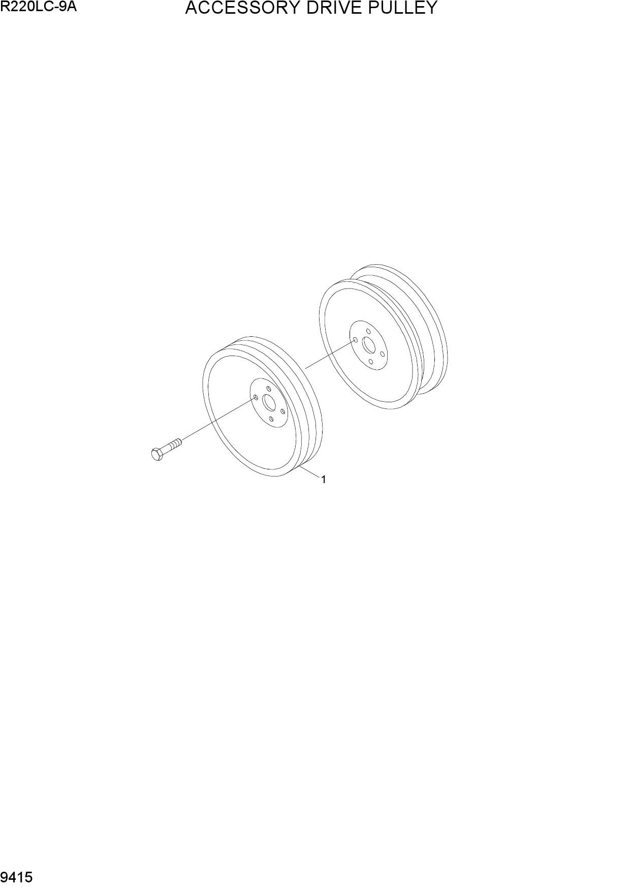 ACCESSORY DRIVE PULLEY