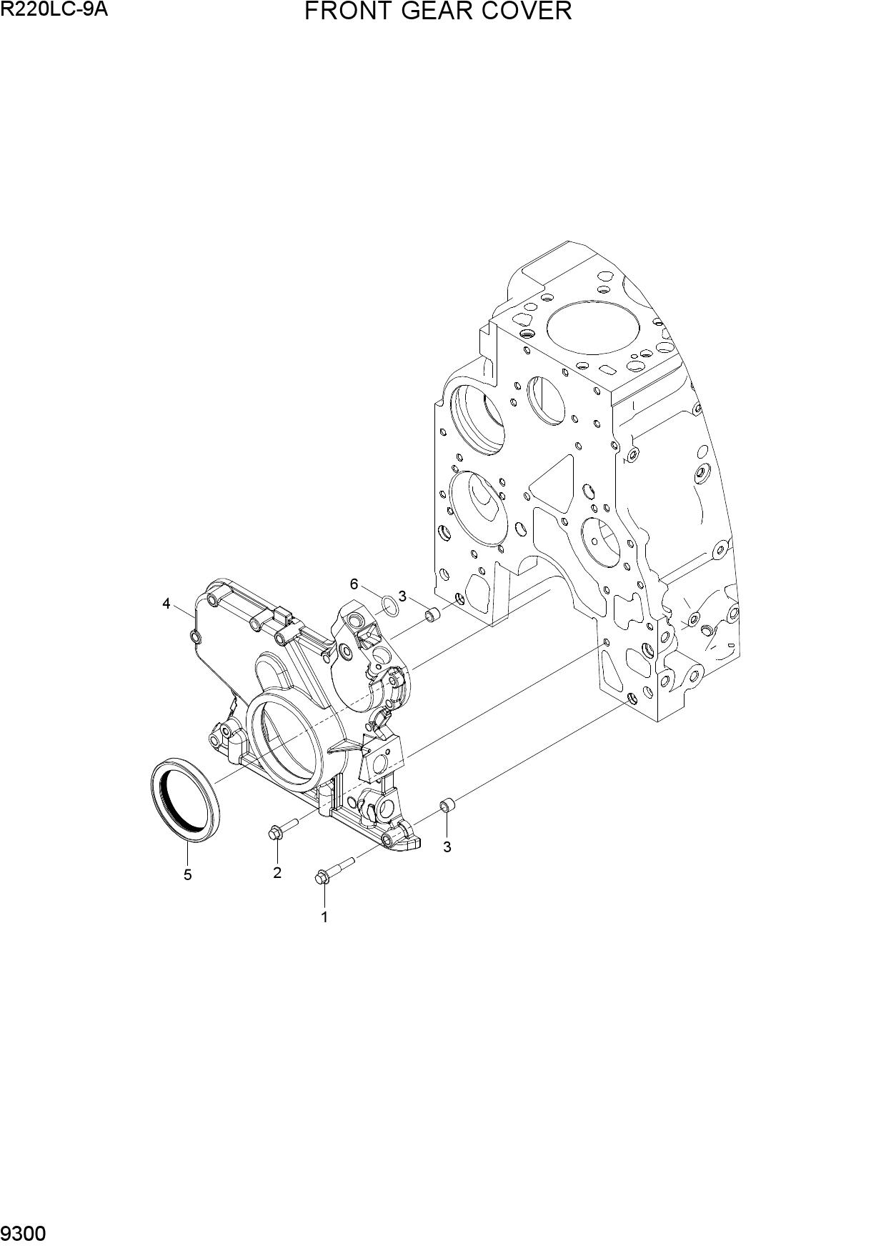 FRONT GEAR COVER
