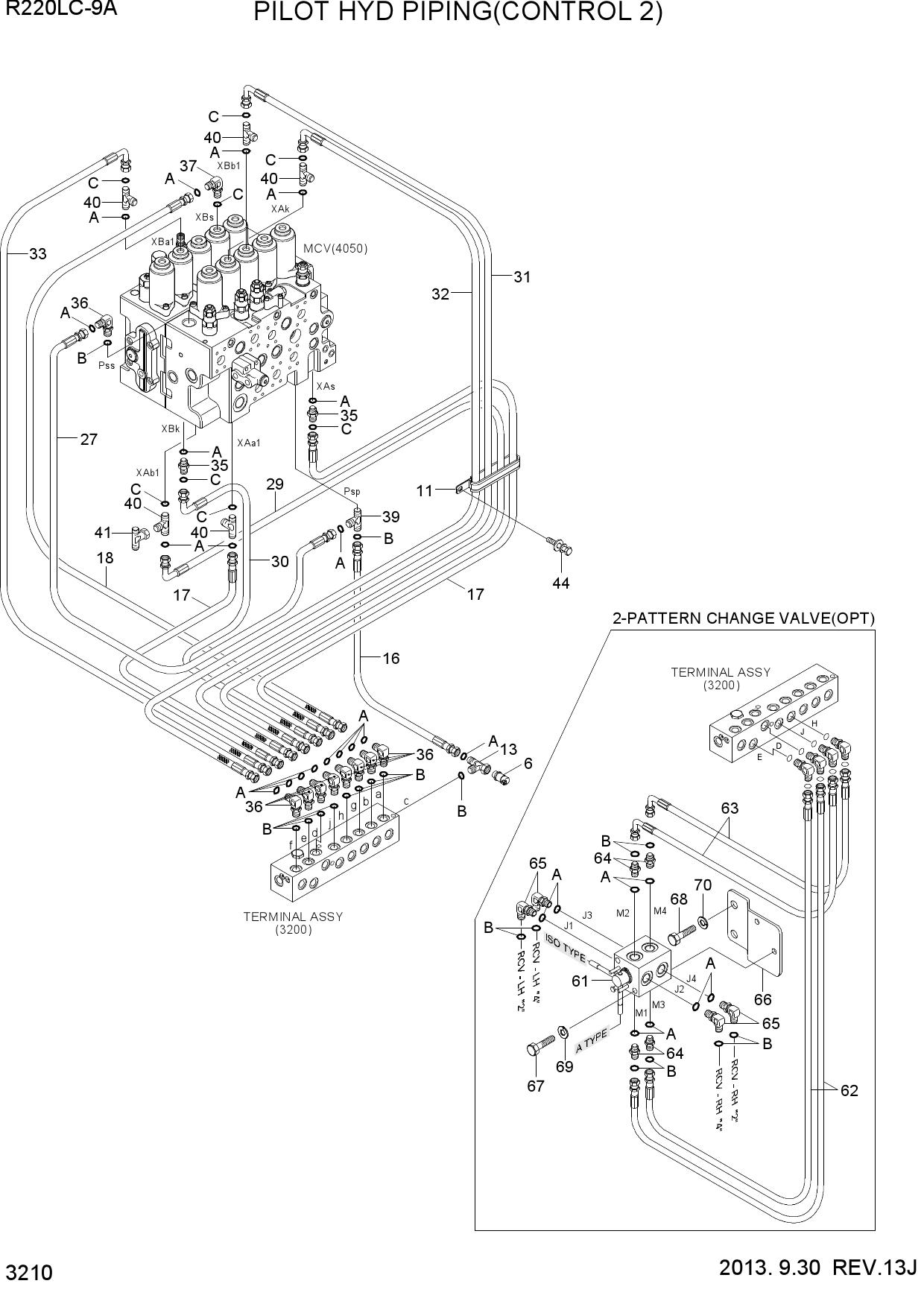 PILOT HYD PIPING(CONTROL 2)