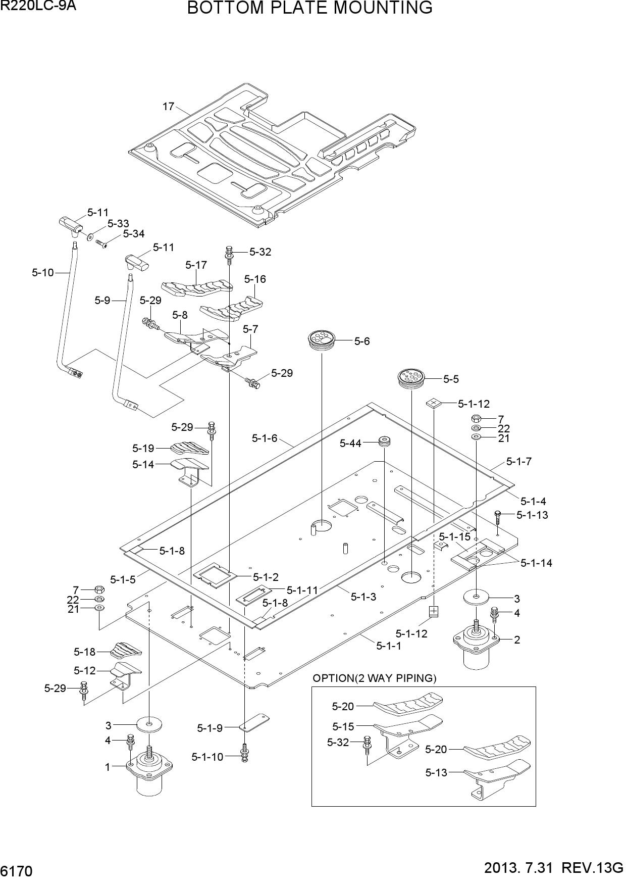 BOTTOM PLATE MOUNTING