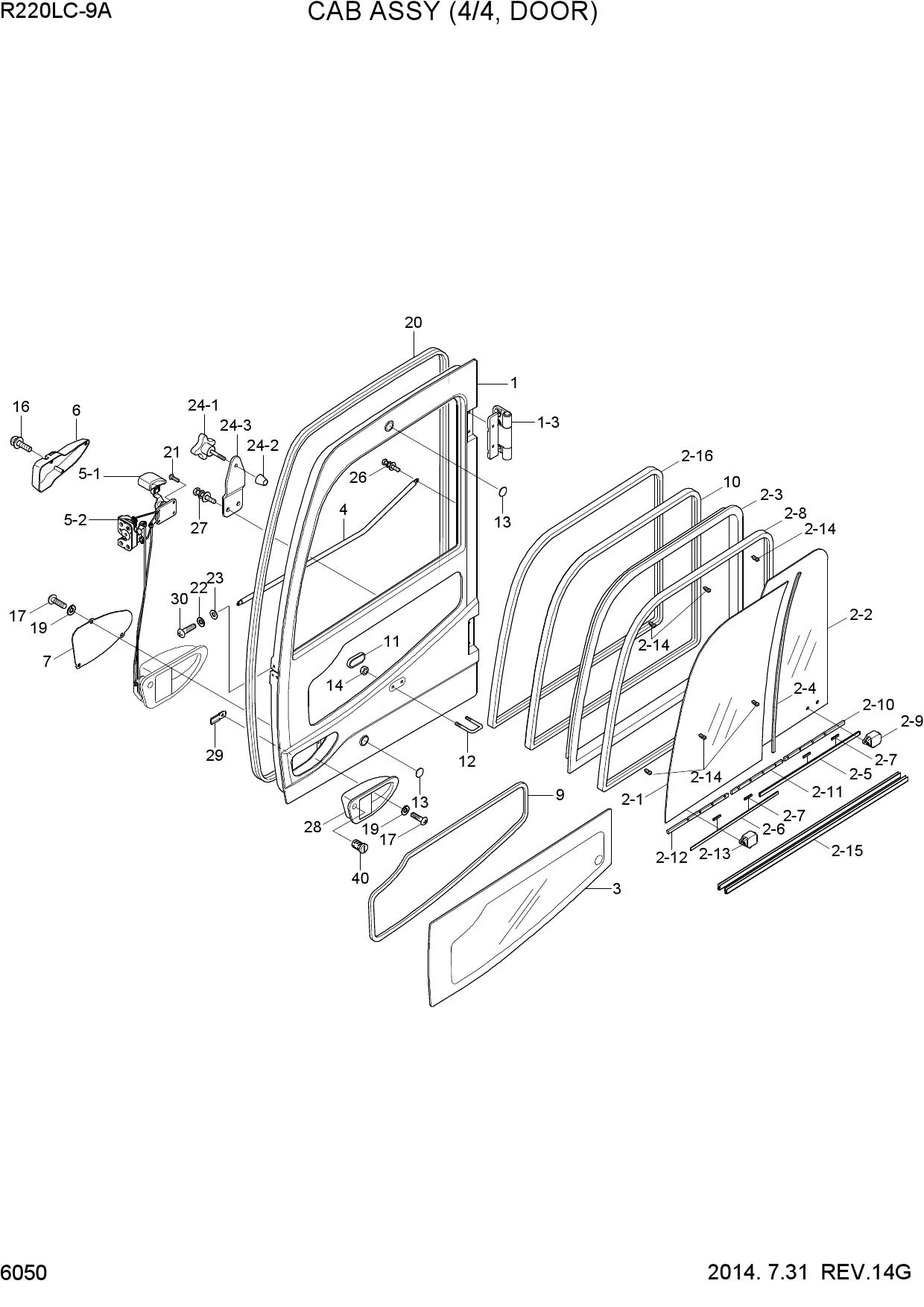 CAB ASSY(4/4, DOOR)