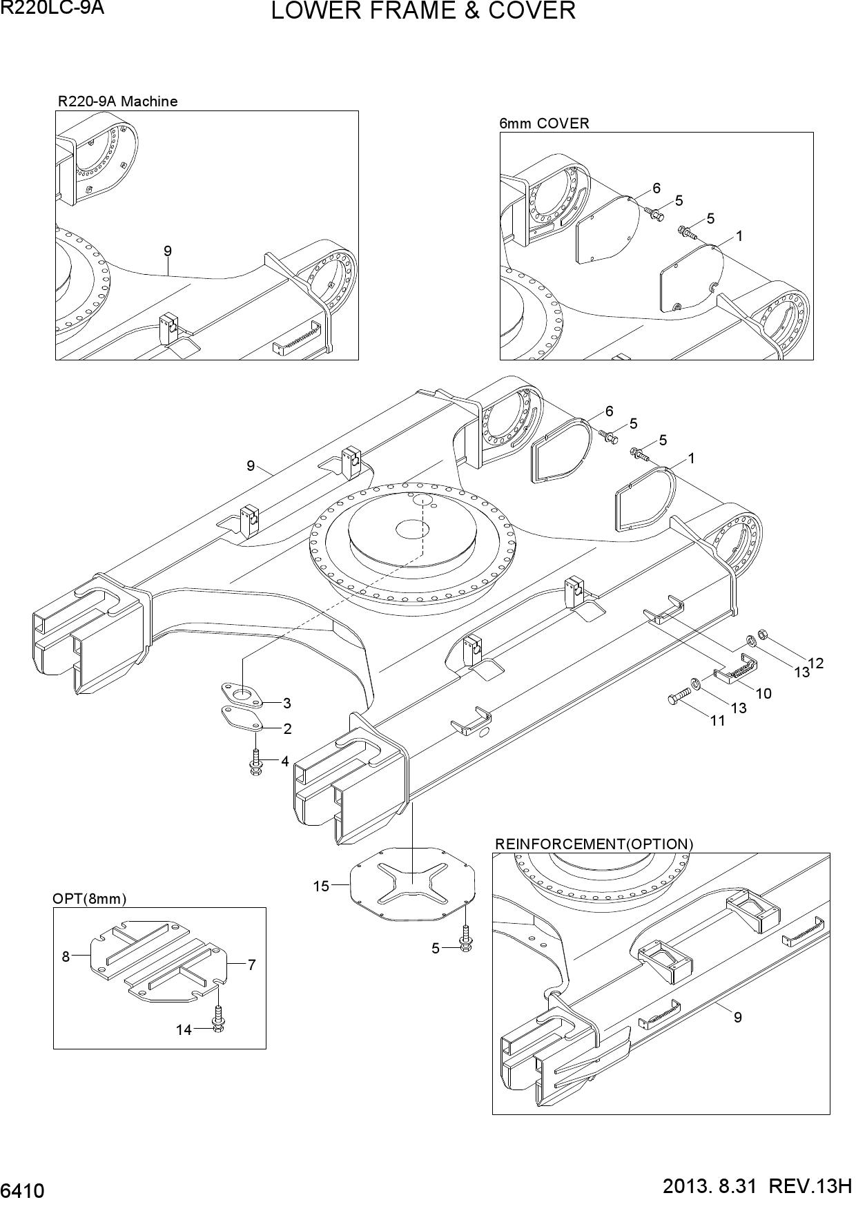 LOWER FRAME & COVER