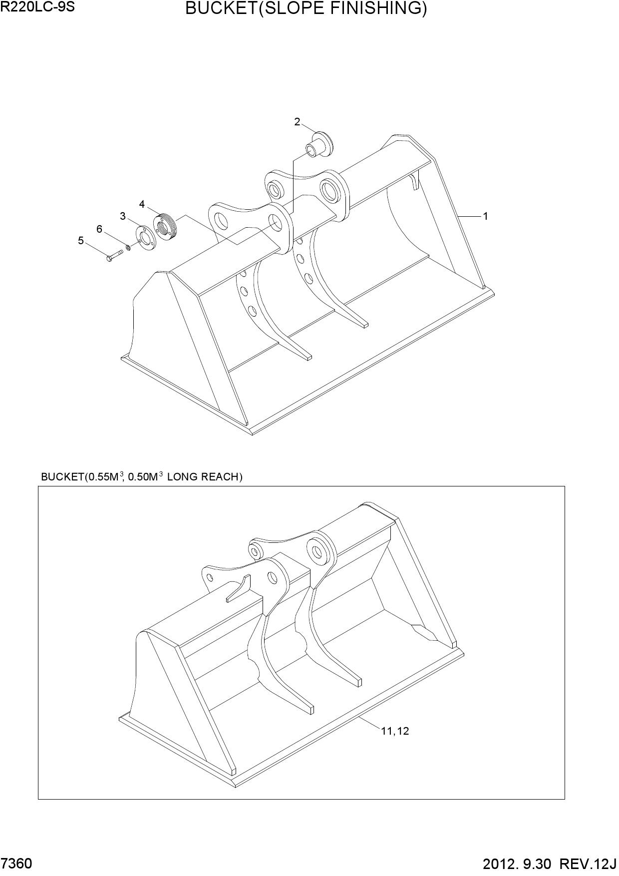 BUCKET(SLOPE FINISHING)