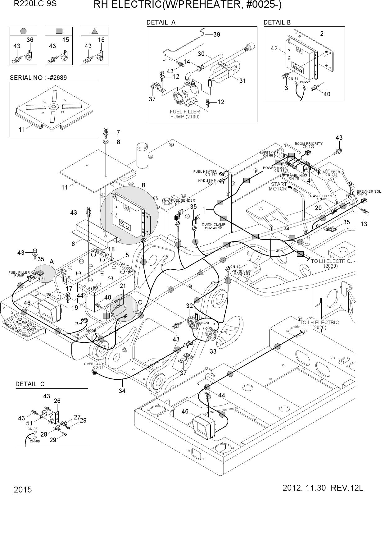 RH ELECTRIC(WITH PREHEATER, #0025-)