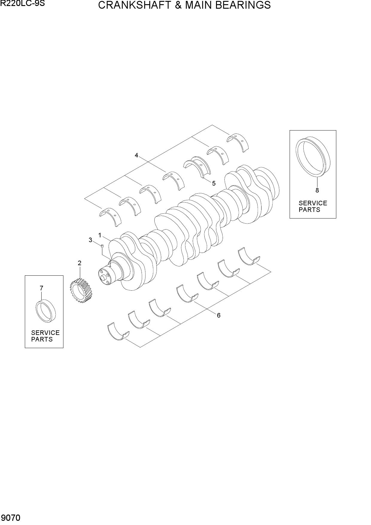 CRANKSHAFT & MAIN BEARINGS