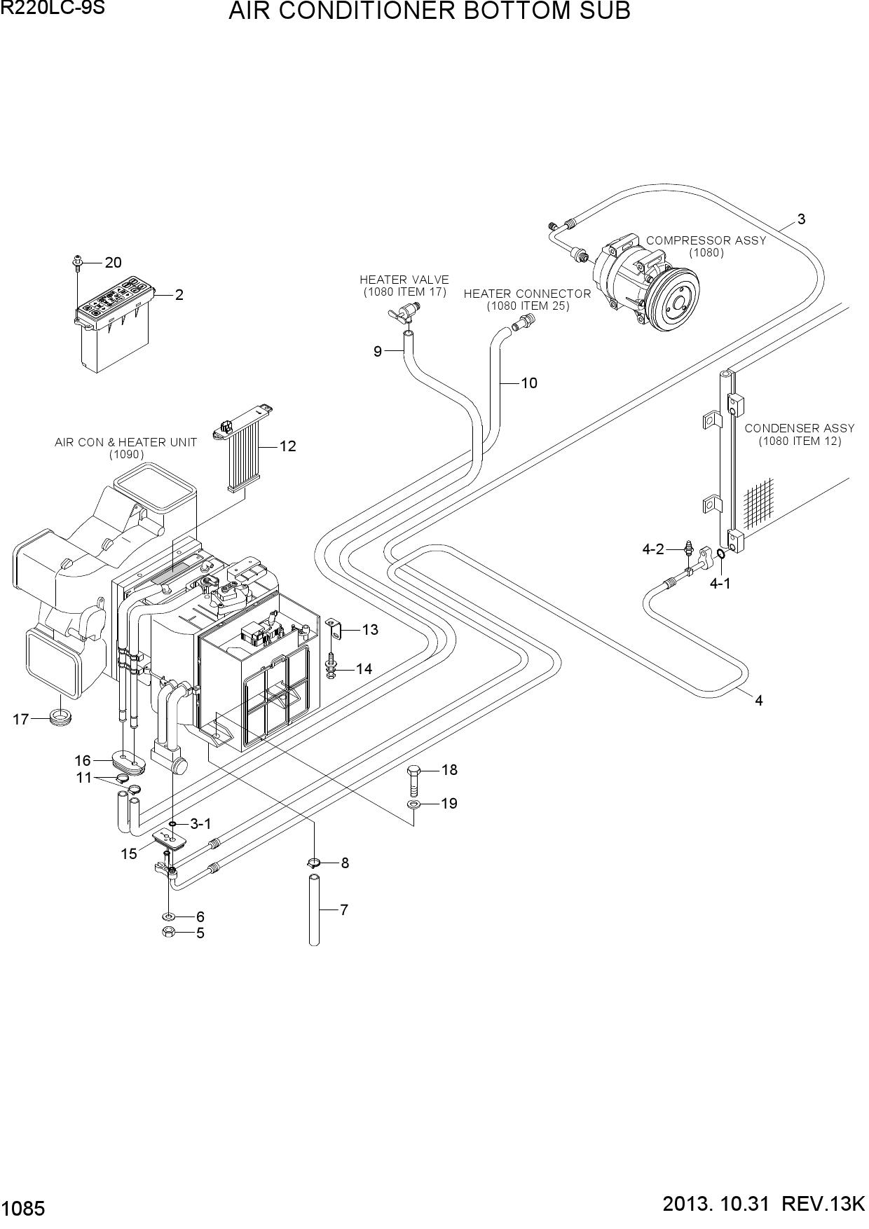 AIR CONDITIONER BOTTOM SUB
