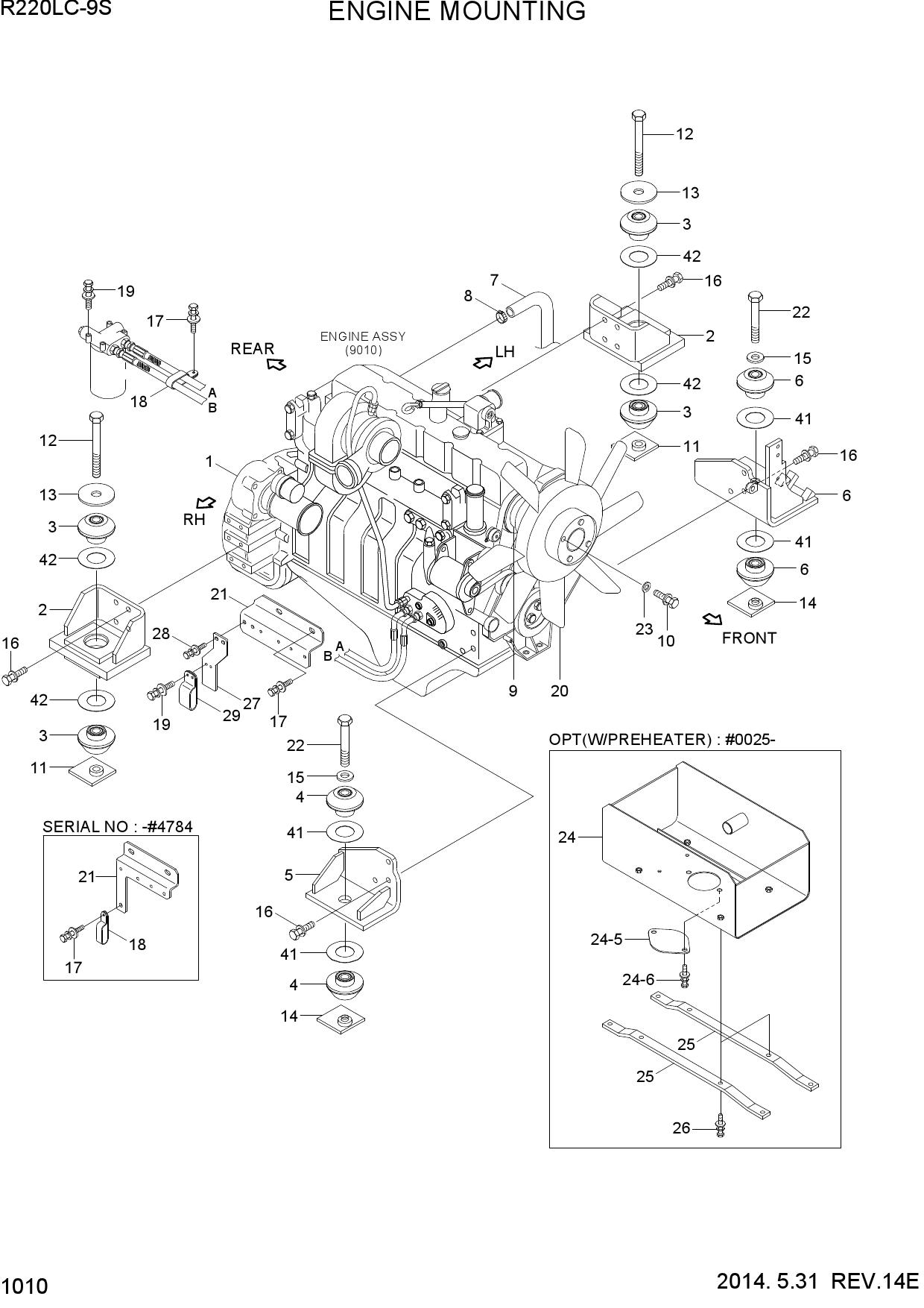 ENGINE MOUNTING