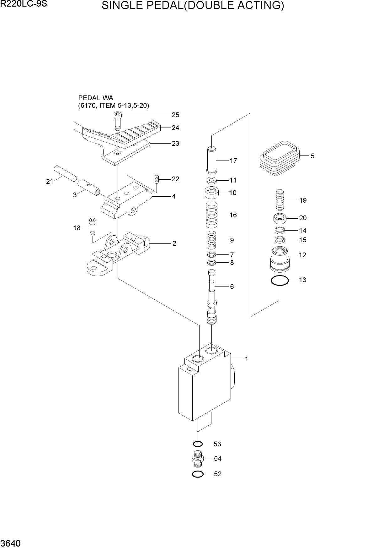 SINGLE PEDAL(DOUBLE ACTING)