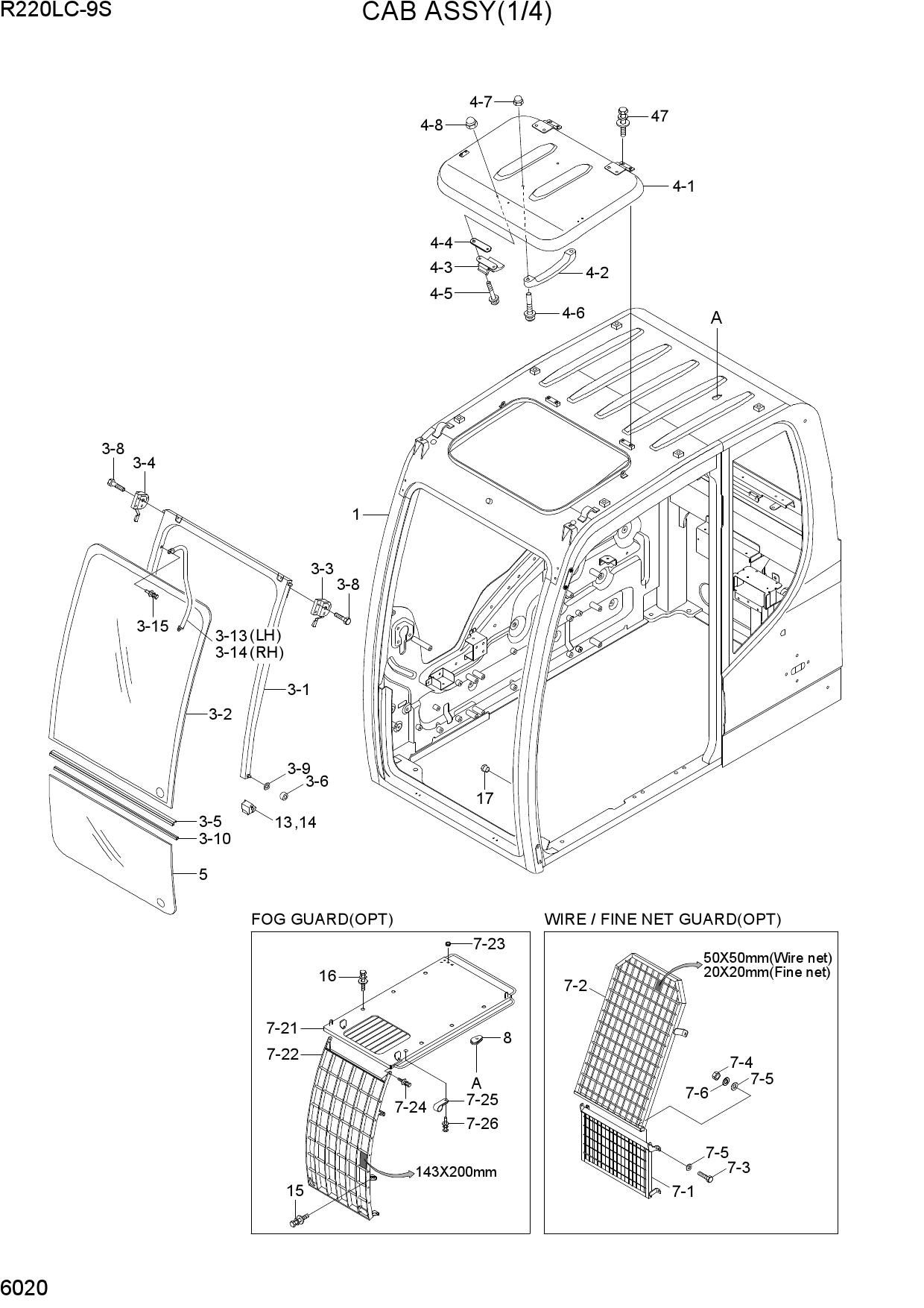 CAB ASSY(1/4)